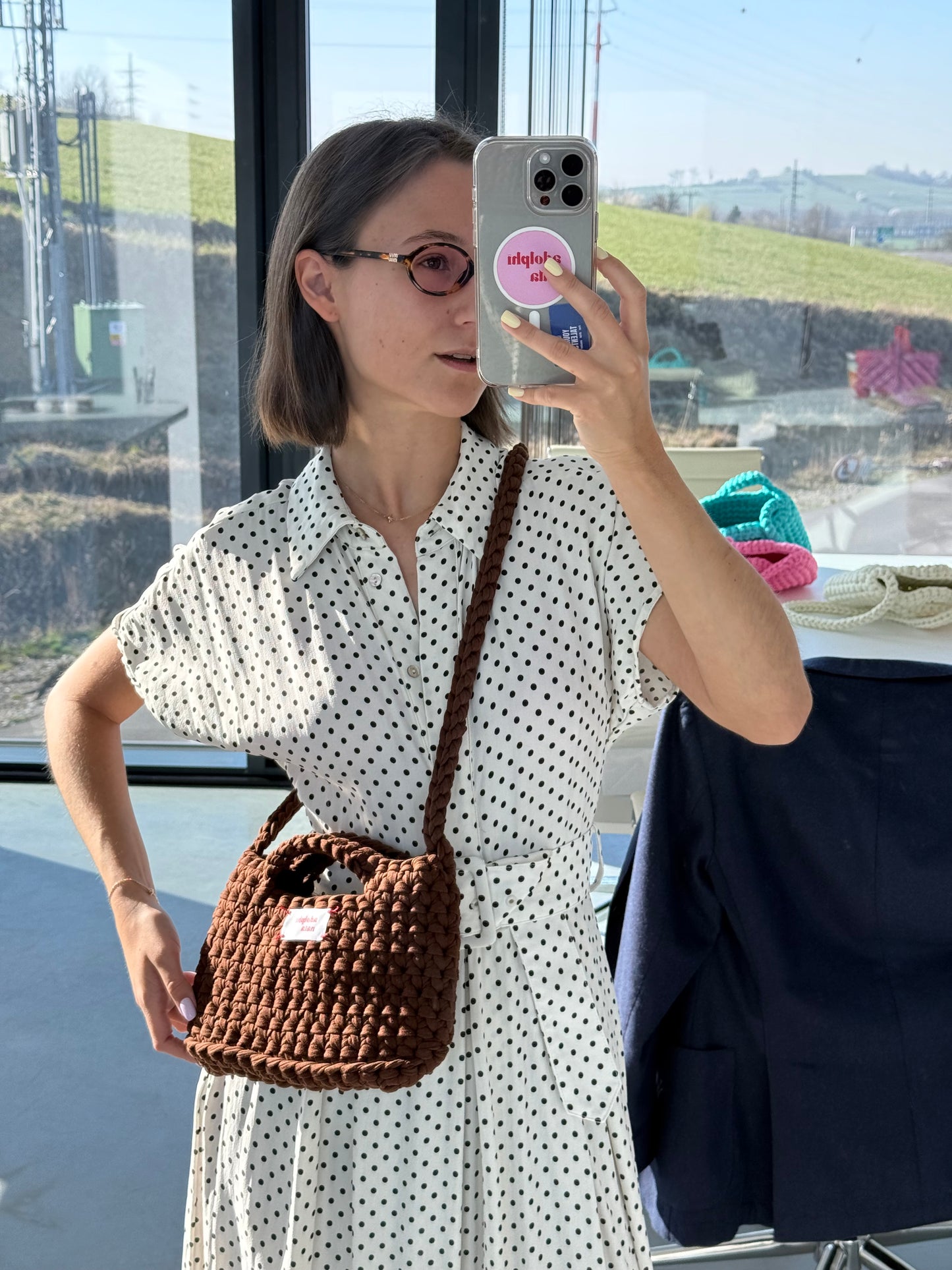 SKLADEM: crossbody mini bag glazed donut