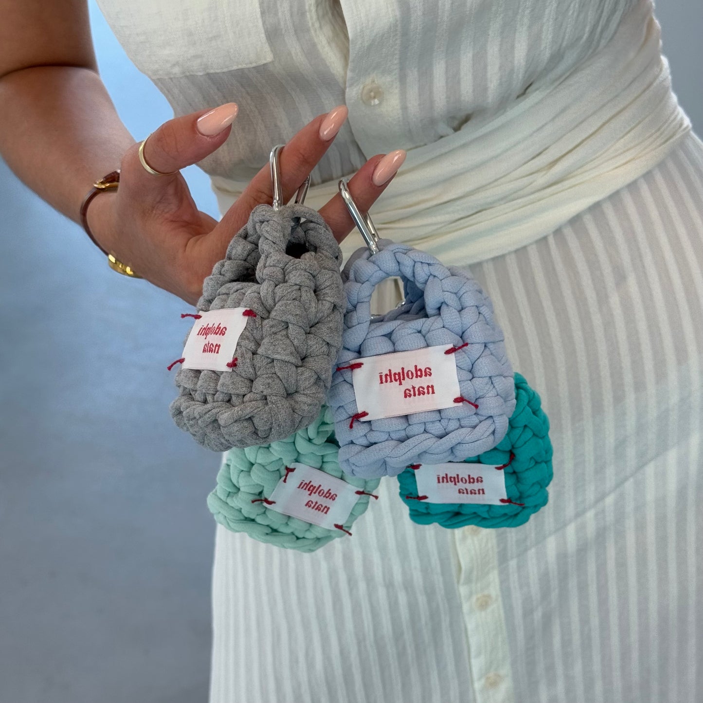 MINI BAG* bag charm