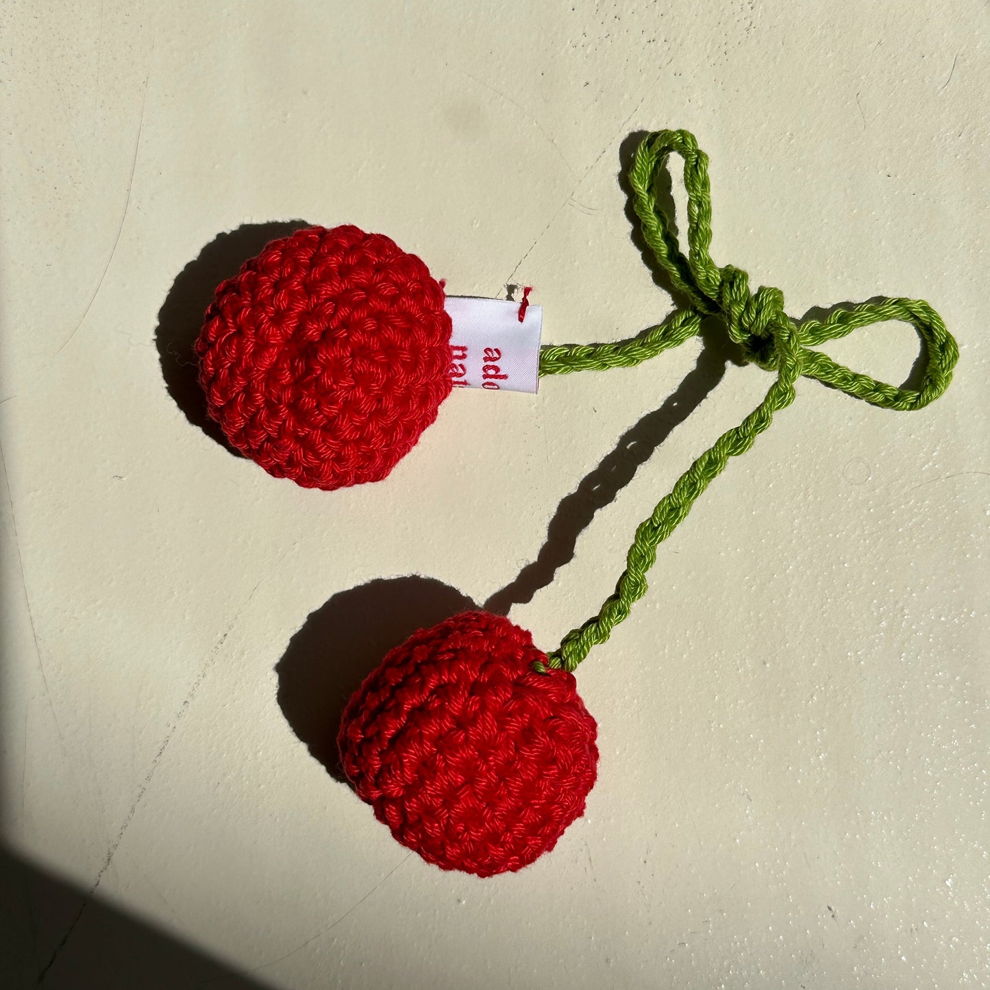 CHERRIES* adolphi bag charm
