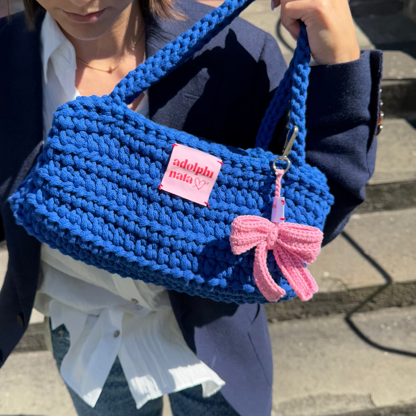 SKLADEM: mašle bag charm