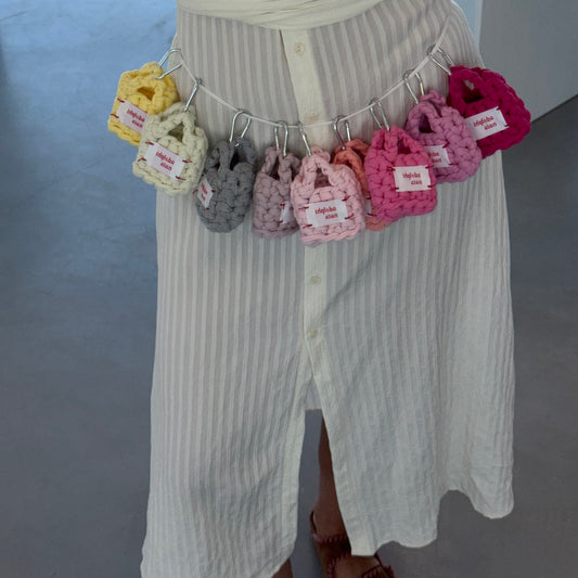 MINI BAG* bag charm