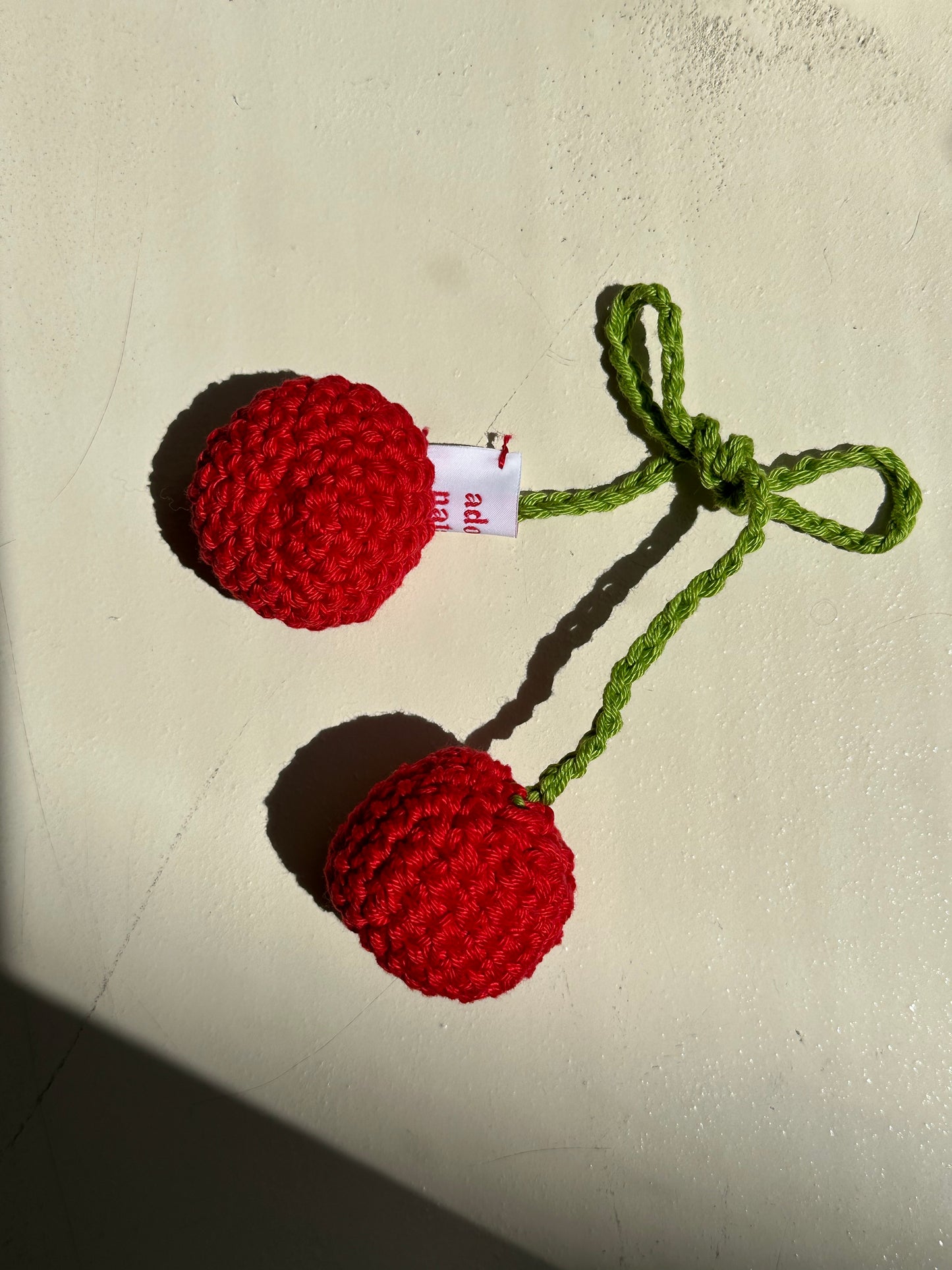 CHERRIES* adolphi bag charm