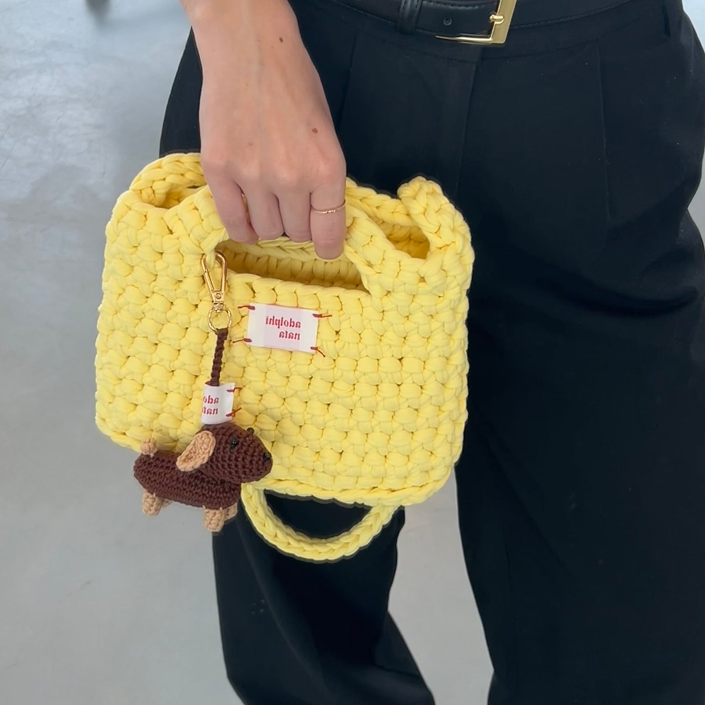 JEZEVČÍK* adolphi bag charm