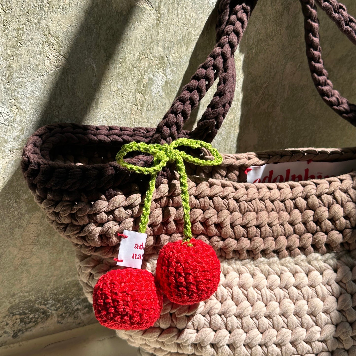 CHERRIES* adolphi bag charm